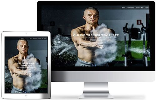 FitPro Site Online Trainer Fitness Website Template